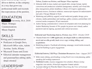 Business Resume
