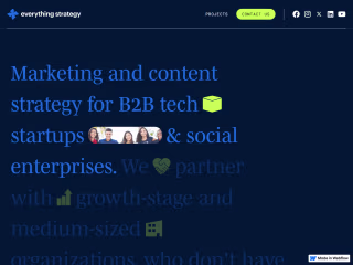 Webflow Development for Everything Strategy