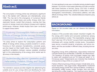 Full Statistical Report/ Dissertation writing