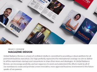 Corporate Magazine Design, Commercial Graphics on Behance