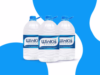 Winkis Water Bottle Brand Identity :: Behance