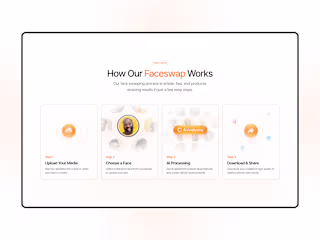 How it works section design