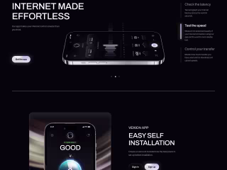 Website Design for Satellite Internet