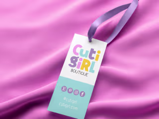 Brand Identity Design and Package Design - CutiGirl Boutique