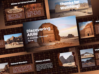 Presentation | Discovering AlUla: A Journey Through Time
