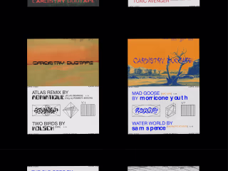 "Duotape" project —Spotify Playlist Posters