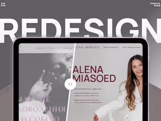 Personal brand - Design and Webflow Development