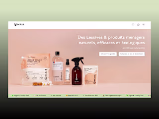 Shopify design and development of french zero toxic brand