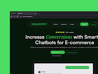  Framer Landing page design for Convertify (Dark + Light mode)
