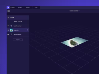 AR creation web application
