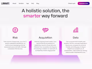Luminate Framer Landing Page