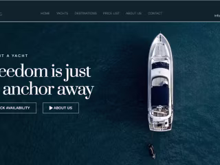 Custom Wordpress Website - Zouras Yachting