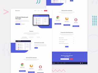 Bookmark landing page