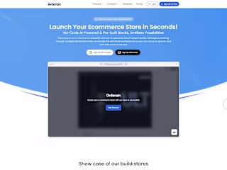 Orderain | No-Code Easy Ecommerce Store In Seconds