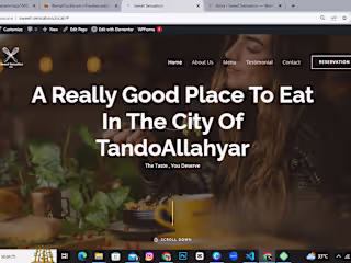Restaurant  Website
