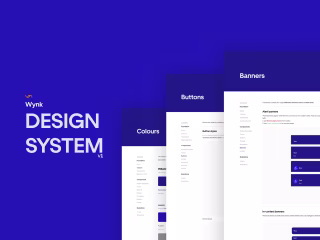 ‎Design system implementation for a SaaS startup - WYNK