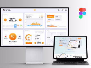 UI and UX Design for Smarthome web app 
