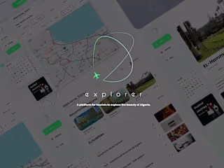 UI/UX for a platform for tourists to explore Algeria - DZExplore