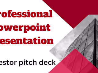 I will design a stunning pitch deck for business