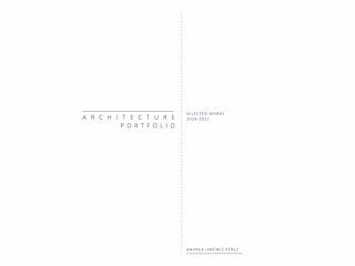 Architecture Portfolio & CV 