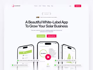 Sunvoy Landing Page Revamp