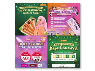 Social Media Design Compilation for Guardian Brunei