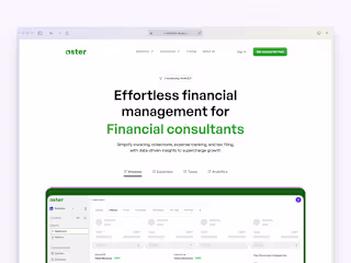 Asterbi 2.0 • Effortless Financial Management