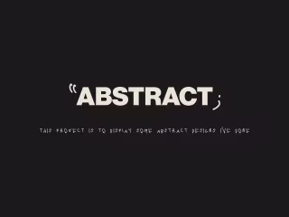 ABSTRACT LOGOS
