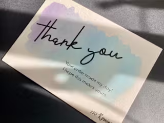 Thank you Card