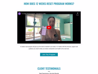 Pilates Website design
