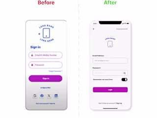 UI/UX Redesign for Mobile App