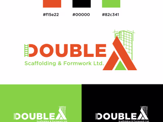 Logo Design and Branding for Double A, a Scaffolding Company
