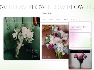 web design | flow | flower studio