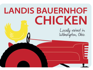 Landis Bauernhof Chicken Label