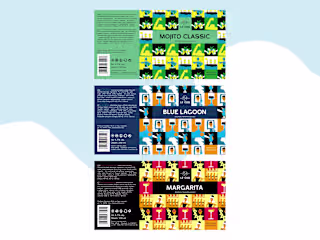 Redesign labels for Le CoQ cocktails