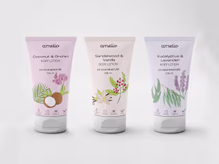 Skincare and Body Lotion Packaging/Labels