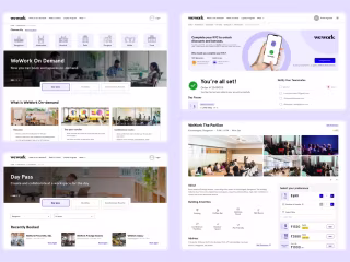 Revamping the User flow for Wework On-demand