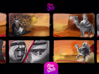 Sama Dusk Storyboard