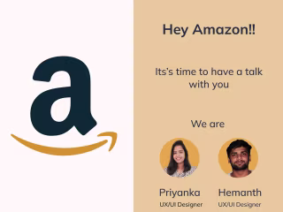 Amazon UX Case Study on Behance