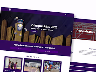 Olimpiade Mahasiswa UNS 2022 - Website