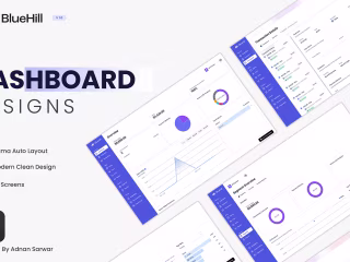 Dashboard Designs for BlueHill Company on Figma:: Behance
