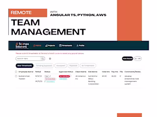 Remote Team Timesheet Management Portal