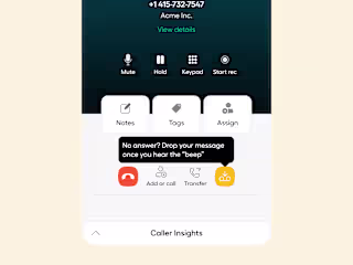 Voicemail Drop Feature Implementation for Aircall