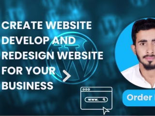 I will create website, develop and redesign website for your bus