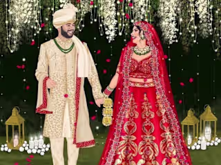 Wedding illustration 