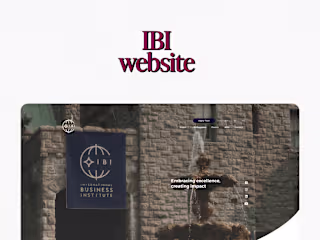 UI Design for Corporate website
