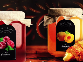Logo and Label Design for Homemade Cuisine