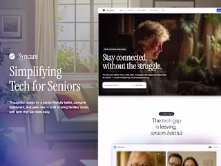  Syncare • Designing Empathetic Tech for Seniors