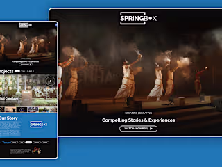 Digital Experience for Springbox : Events & Films