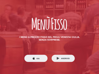 Menù Fisso - React Native application